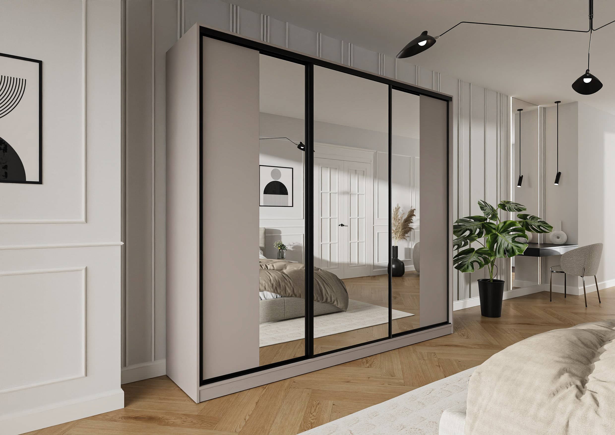 Szafa przesuwna Trend 5 275 Kaszmir